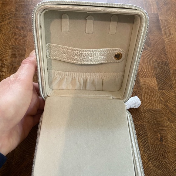 Summer & Rose Travelling Jewelry Case vegan leather ring necklace mirror silver - Picture 5 of 5